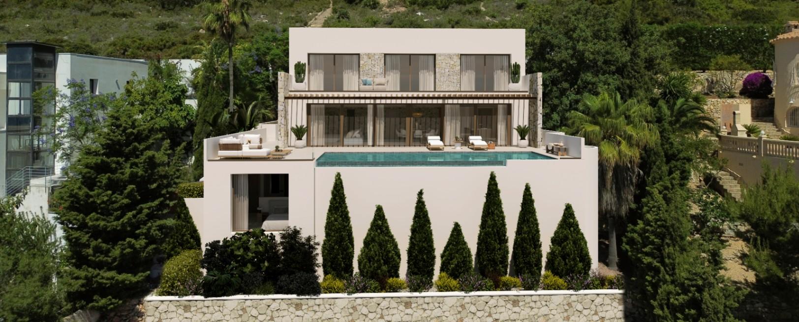 Een villa met uitzonderlijk uitzicht op zee, Cumbre del Sol
